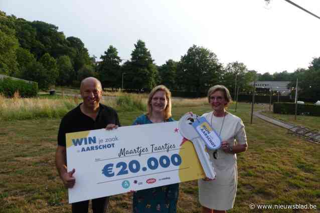 Maartje wint cheque van 20.000 euro en een jaar gratis huur voor taartenwinkel: “Het is allemaal nog niet goed binnengedrongen”