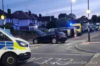 Crofton Road Orpington two-car crash: Drivers injured