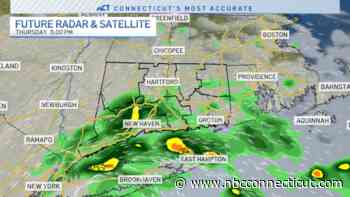 Tracking showers and rising humidity to end the week