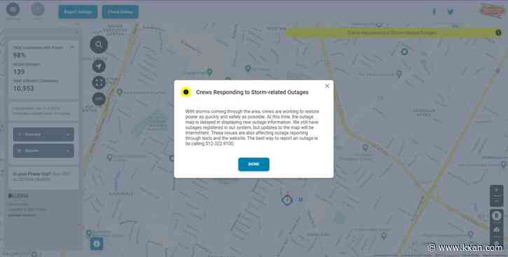 Austin Energy: Outage map, reporting system delayed Wednesday, how to report outages