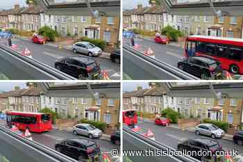 Video shows Catford bus appear to pass through red light