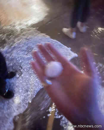 'Straight out of a horror movie': Massive hail storm injures nearly 100 concertgoers