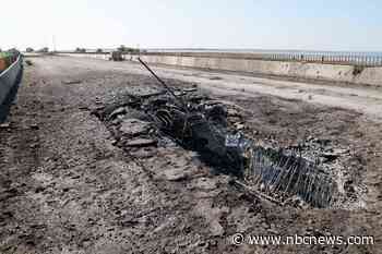 Ukraine strikes key bridge to Crimea used by Russian military