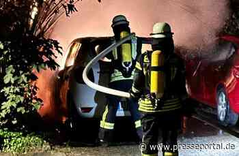 FFW Schwalmtal: Feuerwehr löscht PKW Brand