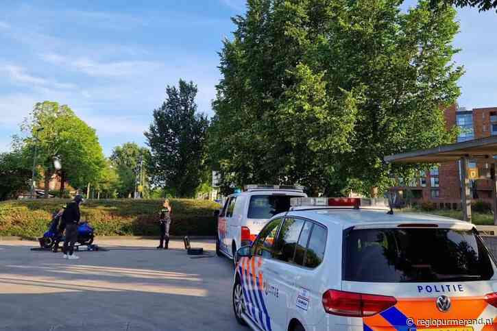 Controle op Tramplein gericht op overlast bromfietsen, 19 bekeuringen