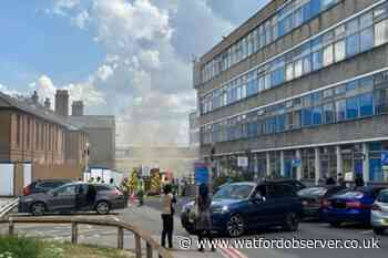 A&E closed to ambulances after fire at Watford General
