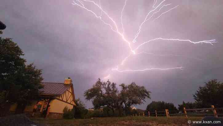 PHOTOS: Storms roll across Central Texas Wednesday night