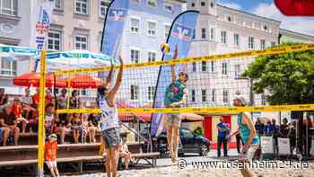Riesiger Sandkasten vor der Frauenkirche: Zum 17. Mal Beachvolleyball am Stadtplatz Mühldorf