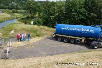 Amazon pumpt Wasser für Mega-Baustelle aus dem Schiedersee