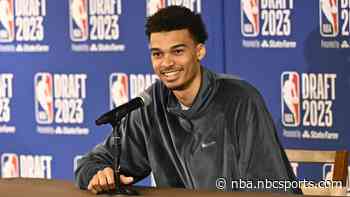 Wembanyama poised, confident, ready for his moment at NBA Draft