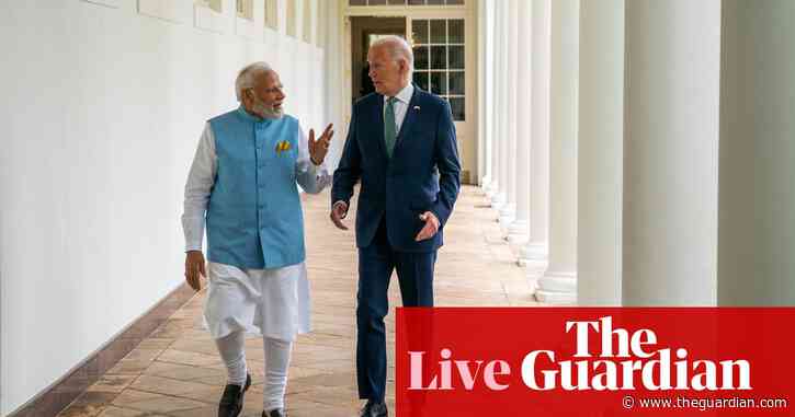Modi White House visit live: Joe Biden and Indian prime minister to hold press conference