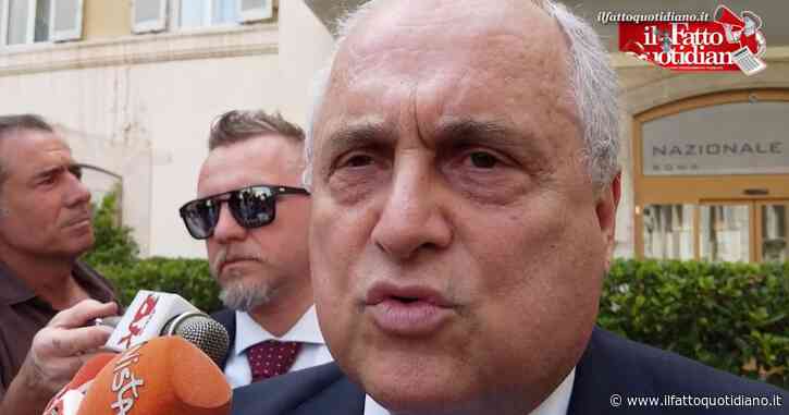 Lotito: “Non mi candido al Congresso. Tajani nome giusto per unire Forza Italia, dobbiamo tornare ad essere apostoli e discepoli”