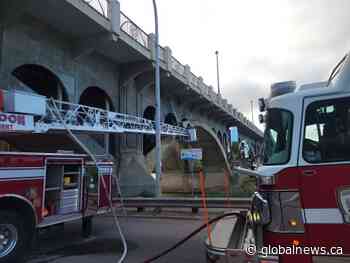 Spadina Crescent reopens after University Bridge fire