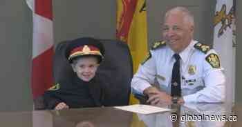 Saint John Police Force swears in new top cop, for a day