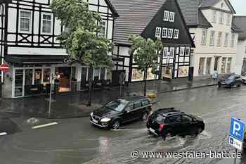 Unwetter: Gewitter, Starkregen und Sturmböen im Kreis Höxter