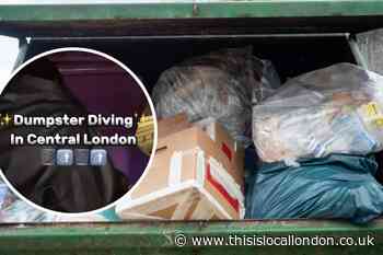 Londoner dumpster dives in bid to find designer goods