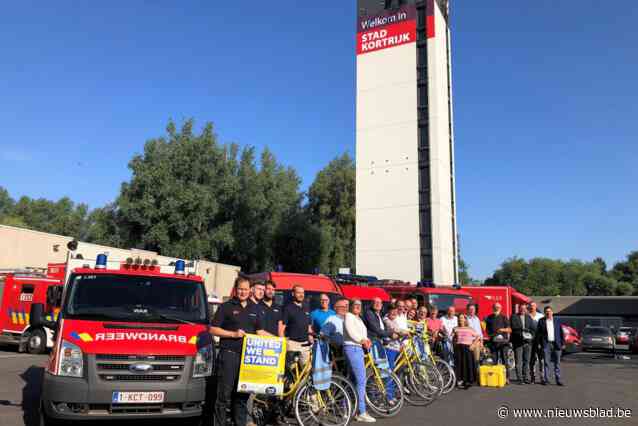 Zwever en Fluvia schenken brandweerwagens, fietsen en werkmateriaal aan Oekraïne