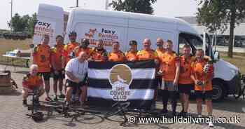 Team of ex-Hull FC players cycle 160 miles for mental health charity Andy's Man Club