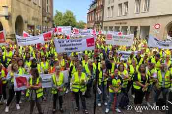 Verdi-Streik in Münsters Innenstadt hat begonnen