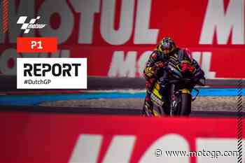 Bezzecchi subito davanti nel venerdì mattina di Assen