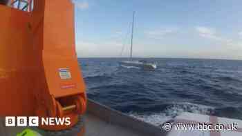 RNLI rescues yacht in peril 55 miles off coast