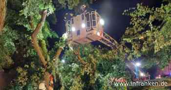 Unwetter in Bamberg: Feuerwehr zieht nach "düsterer Prognose" überraschende Bilanz