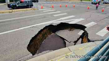 Yet another sinkhole opens up on Oxford Avenue