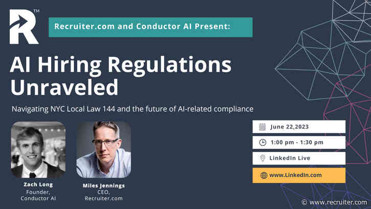 AI Hiring Regulations Unraveled: NYC 144, AEDTs, and Bias Audits
