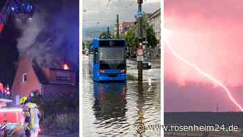 Schlammlawine, Straßenflut, Haus in Flammen: Bilder zeigen Ausmaß des tobenden Deutschland-Unwetters