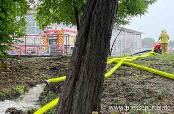 FW Hannover: Unwettereinsätze im Verlauf des Tages