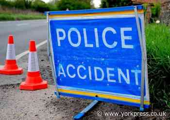 Emergency services at scene of multi-vehicle road collision on A170