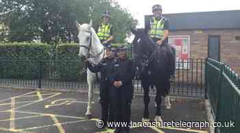 Rishton: Police horses take to streets in Operation Rally