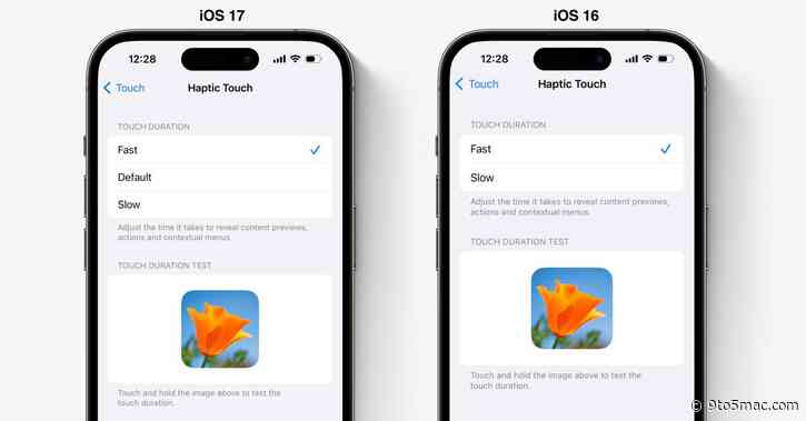 iOS 17 adds new ‘Fast’ long-press speed option to open context menus more quickly