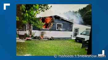 1 hurt after home in Suffolk burned down