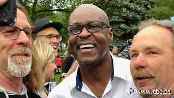 Mark Saunders appears at Ford Fest after Ontario premier endorses him to be Toronto's next mayor