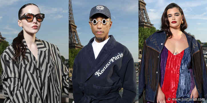 Kenzo's Paris Fashion Show Brings Out Pharrell Williams, Barbie Ferreira, Dove Cameron & More