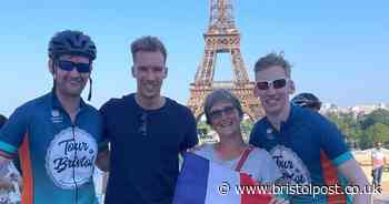 Thornbury team pedal with a purpose on epic journey from Bristol to Paris