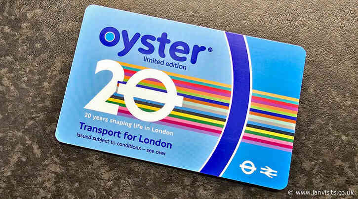 TfL releases a limited edition 20th anniversary Oyster card
