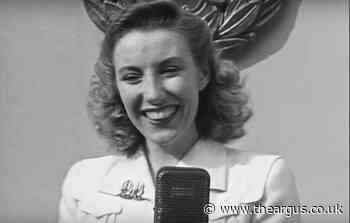 Tribute to Dame Vera Lynn as Ditchling  bus named after her