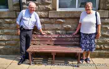 New park benches unveiled at Clitheroe church