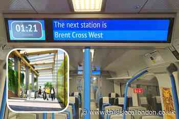 Brent Cross West station prepares to open after trials
