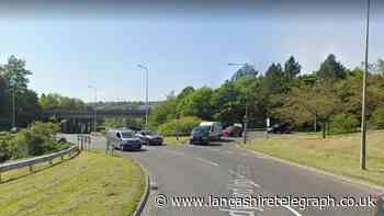 The eastbound entry slip road at junction 13 is closed
