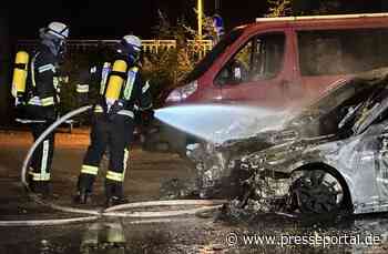 FFW Schwalmtal: Feuerwehr löscht Brand mehrere Fahrzeuge