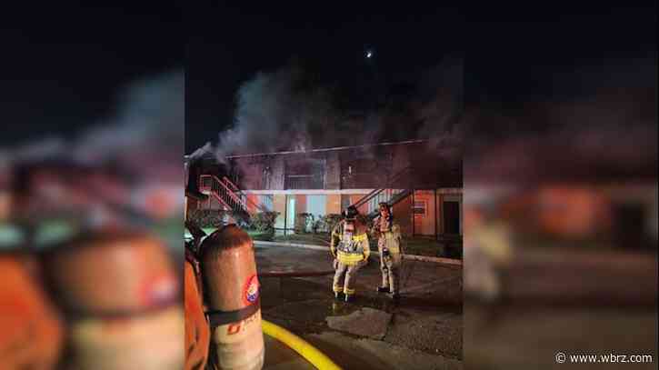 Officials investigating fire at apartment complex off Old Hammond Highway Friday night