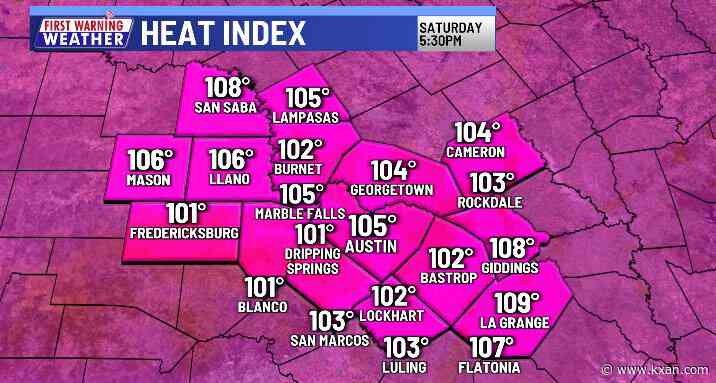 Seven days of triple-digit heat