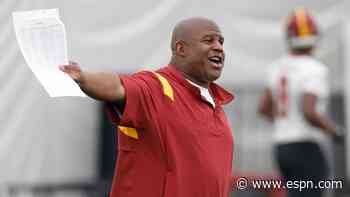 'He's going to bring the intensity': New Commanders OC Eric Bieniemy making presence felt