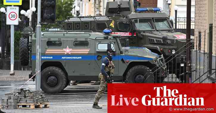 Wagner fighters advance towards Moscow amid speculation over Putin’s whereabouts – Russia-Ukraine war live