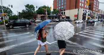 Environment Canada warns of heavy rainfall in southern and eastern Ontario