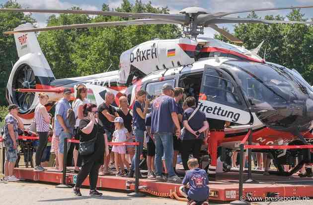 DRF Luftrettung feiert Jubiläumsjahr in Angermünde / Großes Interesse am Tag der offenen Tür bei Christoph 64