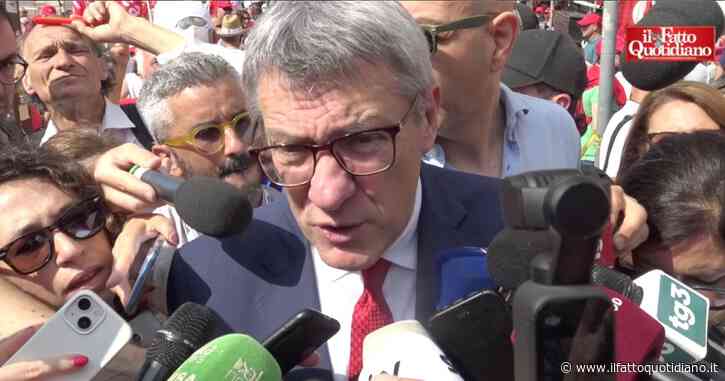 Cgil in piazza, Landini: “Governo non discute con noi, cambi strada su tagli a sanità. Mes? Risorse vanno usate tutte”
